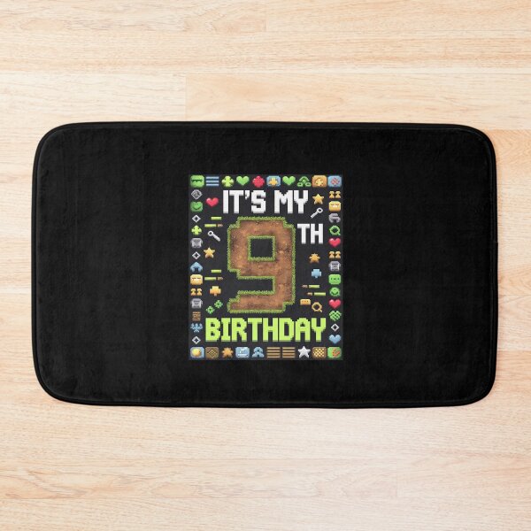 Item preview, It's My 9th Birthday Video Game Pixel  Birthday  designed and sold by CombatTask.