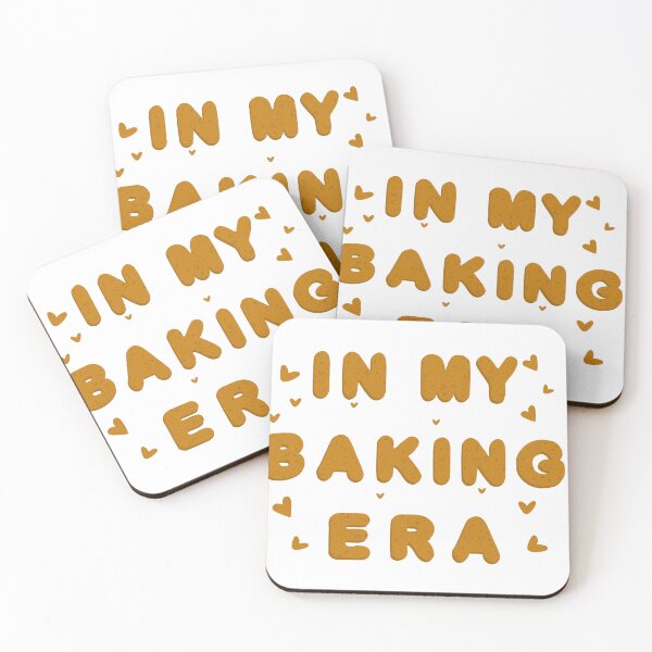 Item preview, In My Baking Era Shirt – Funny Baking Quote Typography designed and sold by PixelWaveBD.