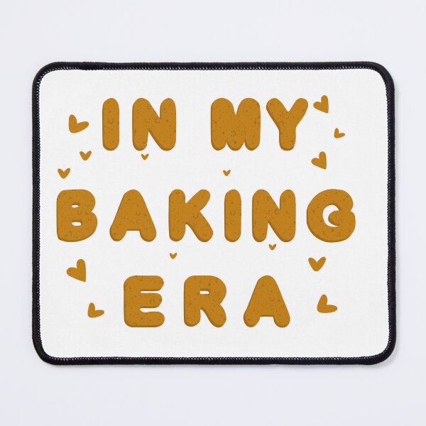 Item preview, In My Baking Era Shirt – Funny Baking Quote Typography designed and sold by PixelWaveBD.