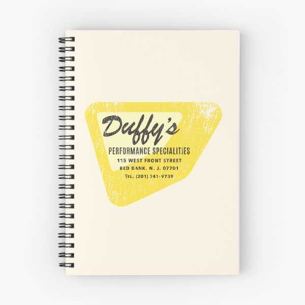 Item preview, Vintage Duffy's Performance Specialities Hot Rod suppliers emblem - shop worn, aged print designed and sold by retropetrol.