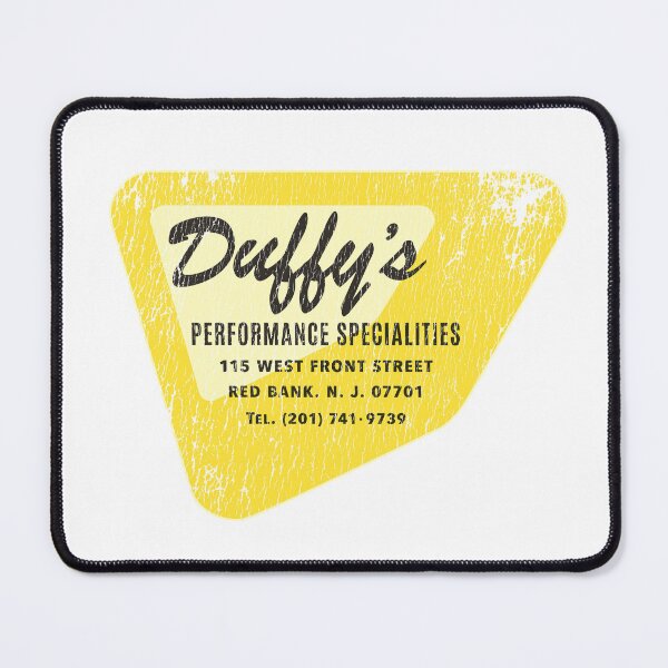 Item preview, Vintage Duffy's Performance Specialities Hot Rod suppliers emblem - shop worn, aged print designed and sold by retropetrol.