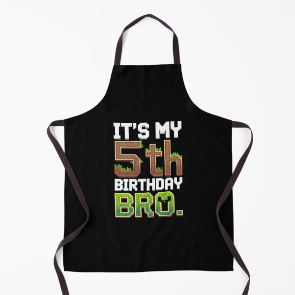 Item preview, Kids Boy It's My 5th Birthday Bro Video Game Pixel designed and sold by CombatTask.