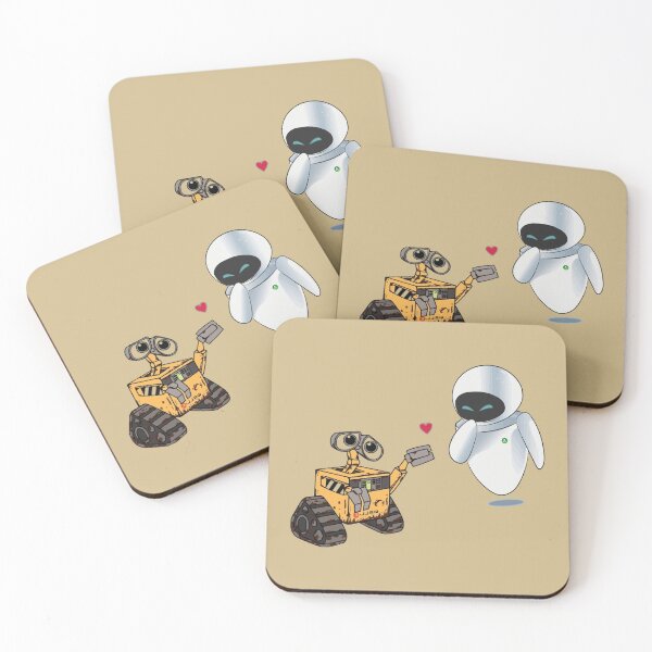 Item preview, Wall E & Eve - Lovely story - Robots Lover designed and sold by CalroStudiio.