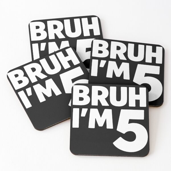 Item preview, 5th Birthday - Bruh I'm 5 designed and sold by ZBIFBOUETLA.
