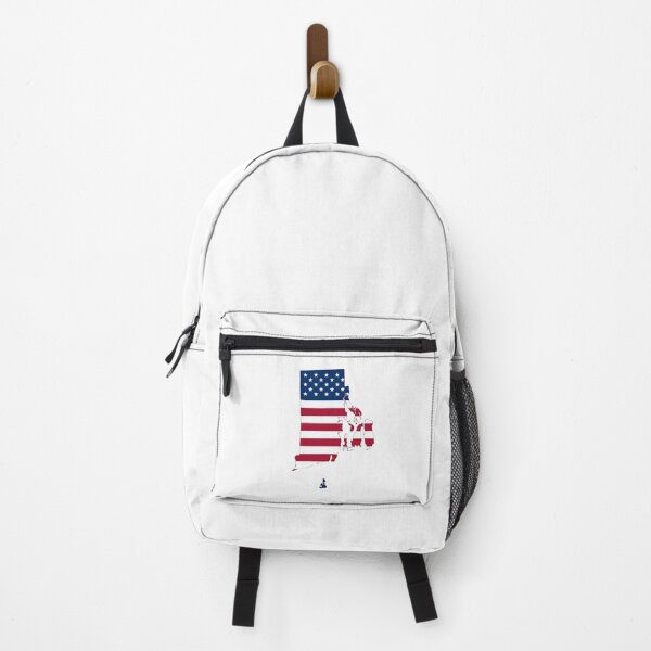 Item preview, Rhode Island Stars & Stripes State Silhouette – Distressed Americana designed and sold by Paper Drip.