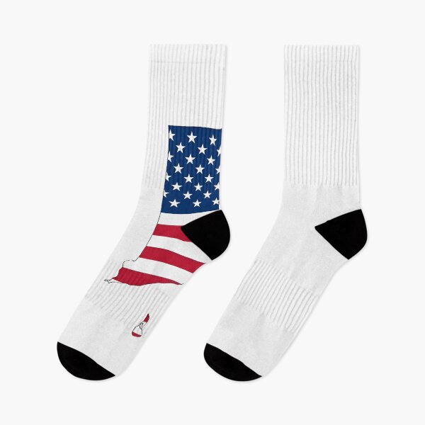 Item preview, Rhode Island Stars & Stripes State Silhouette – Distressed Americana designed and sold by Paper Drip.