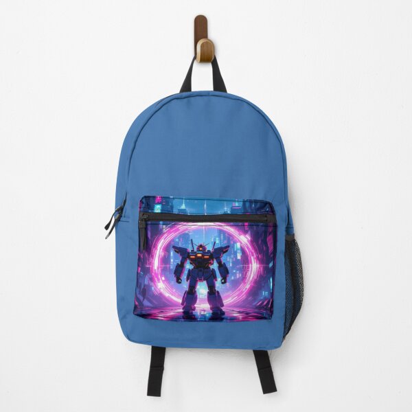 Item preview, Cyberpunk Portal Vibes – Time Travel Meets Neon City designed and sold by FotoworldEdel.