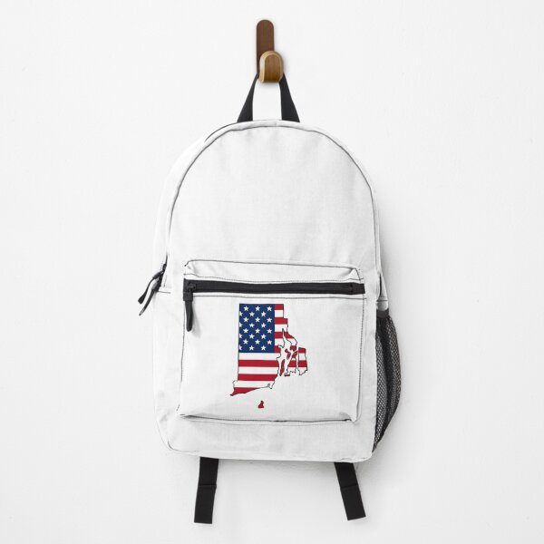 Item preview, Rhode Island  Stars & Stripes State Silhouette – Distressed Americana designed and sold by Paper Drip.
