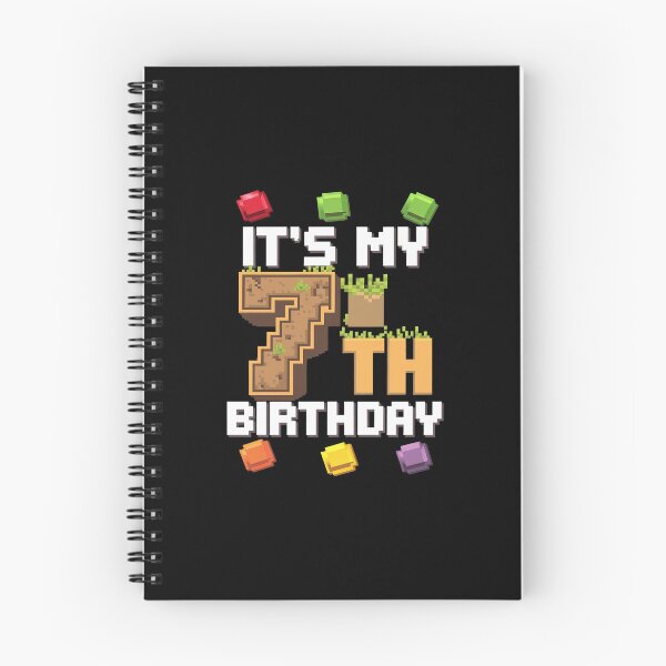 Item preview, Kids It's My 7th Birthday 7 Seven Birthday Boys Pixel Game  designed and sold by CombatTask.