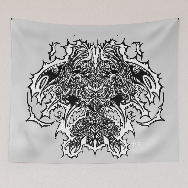 Item preview, summoned skull prehispanic manga designed and sold by UrielCalavera.