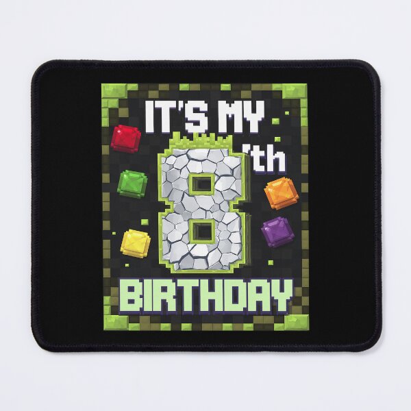 Item preview, Kids It's My 8th Birthday 8 Eight Birthday Boys Pixel Game designed and sold by CombatTask.