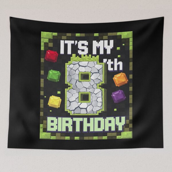 Item preview, Kids It's My 8th Birthday 8 Eight Birthday Boys Pixel Game designed and sold by CombatTask.