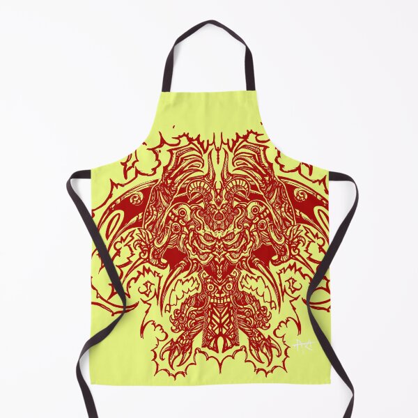 Item preview, Summoned skull prehispanic manga red designed and sold by UrielCalavera.