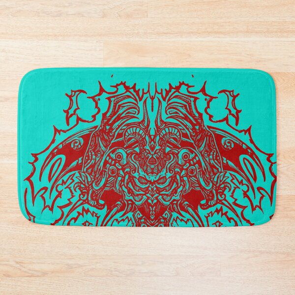 Item preview, Summoned skull prehispanic manga red designed and sold by UrielCalavera.