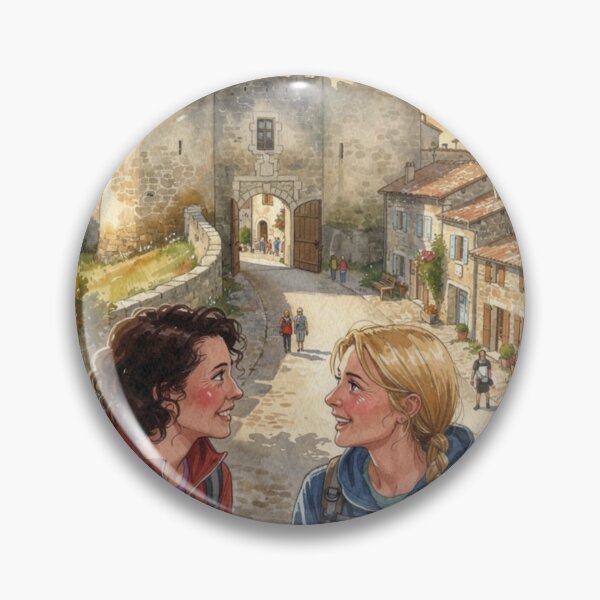 Item preview, Hikers on the Way of St. James designed and sold by jefboutique6150.