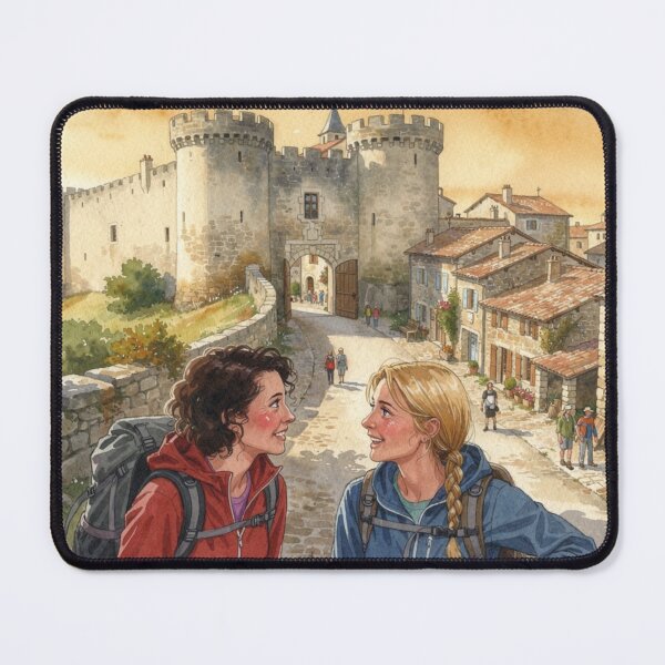 Item preview, Hikers on the Way of St. James designed and sold by jefboutique6150.
