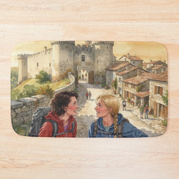 Item preview, Hikers on the Way of St. James designed and sold by jefboutique6150.