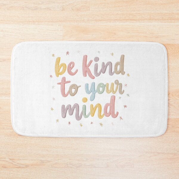 Item preview, Be Kind To Your Mind Pastel Retro Positivity Quote designed and sold by casualnature.