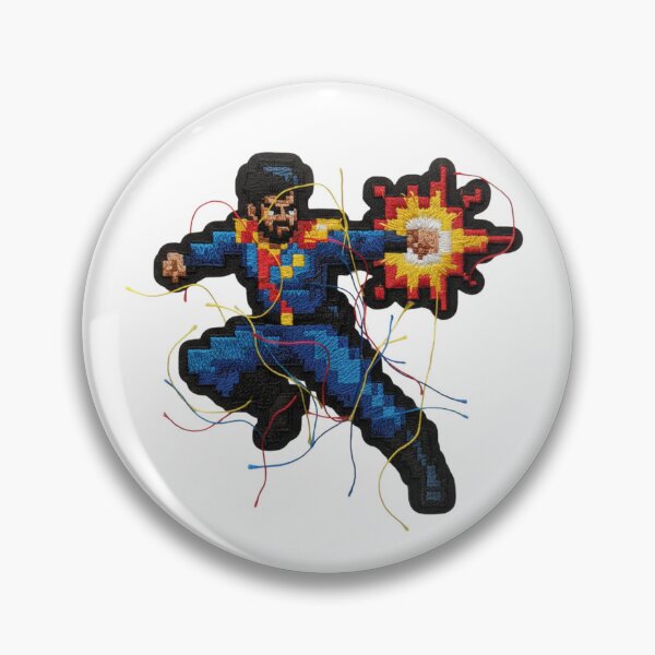Item preview, Thalapathy Vijay: 8-Bit Hero & Embroidered Action Art designed and sold by Gurjeetpixelart.
