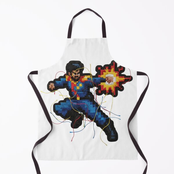 Item preview, Thalapathy Vijay: 8-Bit Hero & Embroidered Action Art designed and sold by Gurjeetpixelart.