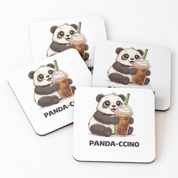 Item preview, Panda-Ccino Funny Panda Coffee Design Cute Animal Illustration designed and sold by BShop20 – Cute Funny Tees & Gifts.