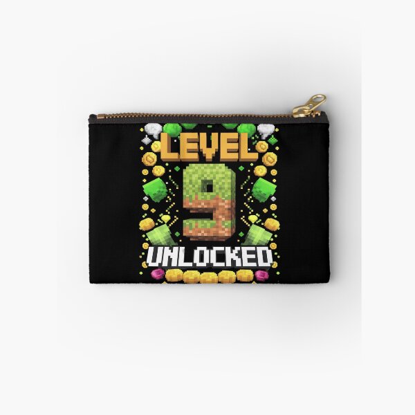 Item preview, Level 9 Unlocked 9th Birthday Gamer Pixel Video Game Party designed and sold by CombatTask.