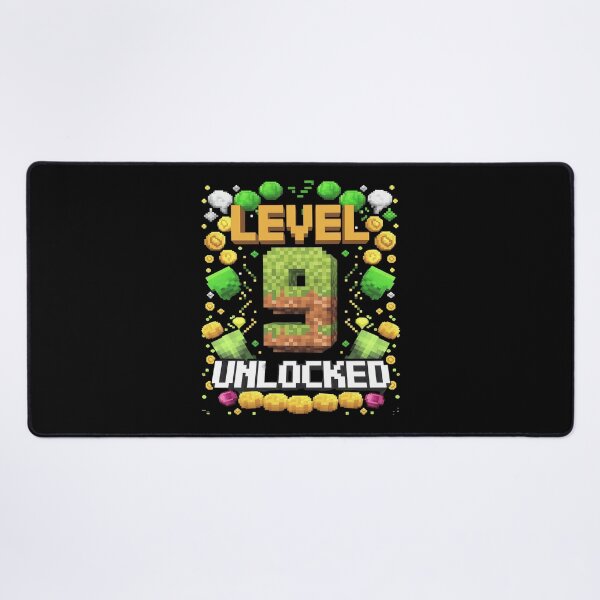 Item preview, Level 9 Unlocked 9th Birthday Gamer Pixel Video Game Party designed and sold by CombatTask.