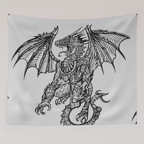 Item preview, Tirant Dragon prehispanic designed and sold by UrielCalavera.