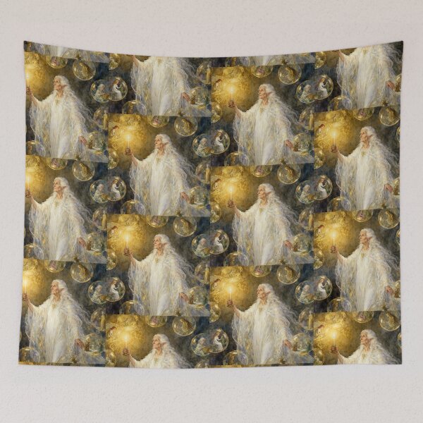 Item preview, Past Ghost Memory from a Christmas Carol characters from Dickens series illustration watercolor art designed and sold by Vintage Designs +.