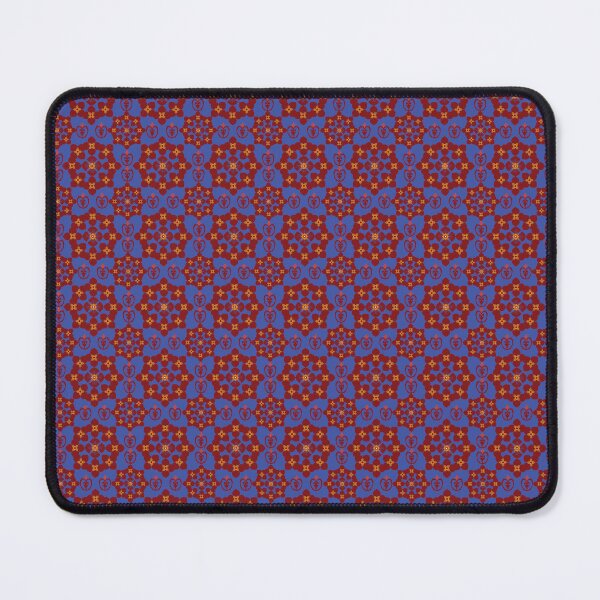 Item preview, Blue Red Geometric Thai Pattern designed and sold by OIL Pattern Design .