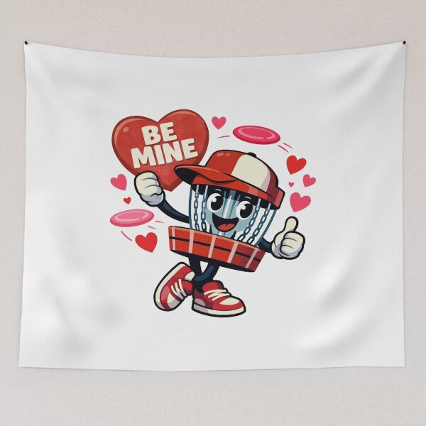 Item preview, Disc Golf Valentine Be Mine Humor designed and sold by FreshVibe Prints.