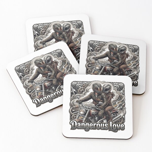 Item preview, Dangerous Love – Fast Hearts Biker Love Design designed and sold by enzoade.