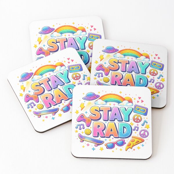 Item preview, Stay Rad – Colorful Positive Vibes Art designed and sold by HiteshArt111.