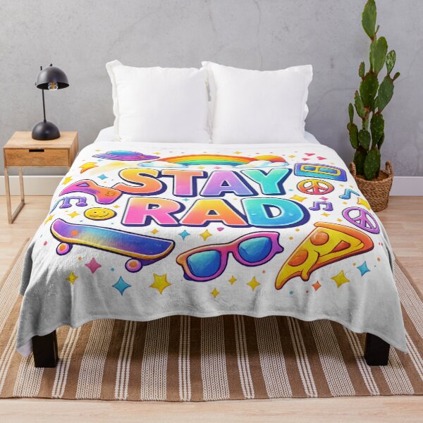 Item preview, Stay Rad – Colorful Positive Vibes Art designed and sold by HiteshArt111.