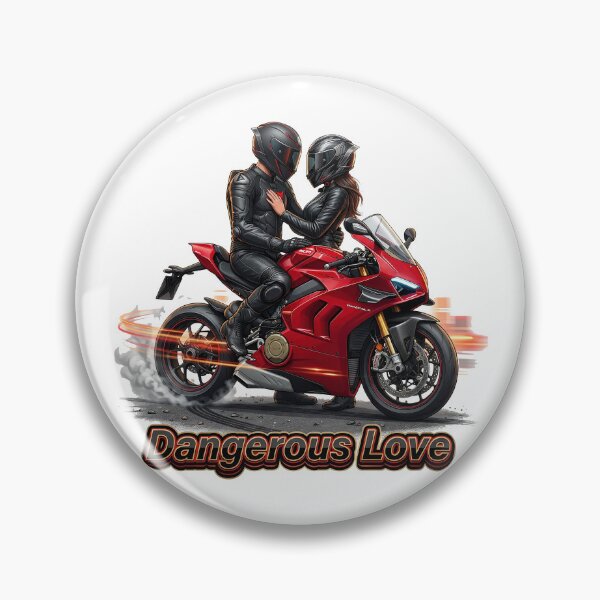 Item preview, Dangerous Love – Wild Biker Romance Illustration designed and sold by enzoade.