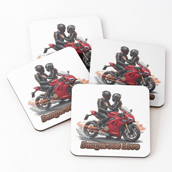 Item preview, Dangerous Love – Wild Biker Romance Illustration designed and sold by enzoade.