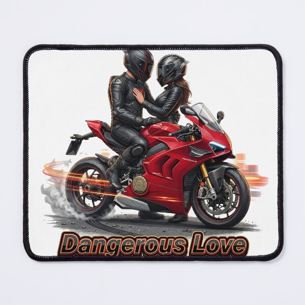 Item preview, Dangerous Love – Wild Biker Romance Illustration designed and sold by enzoade.