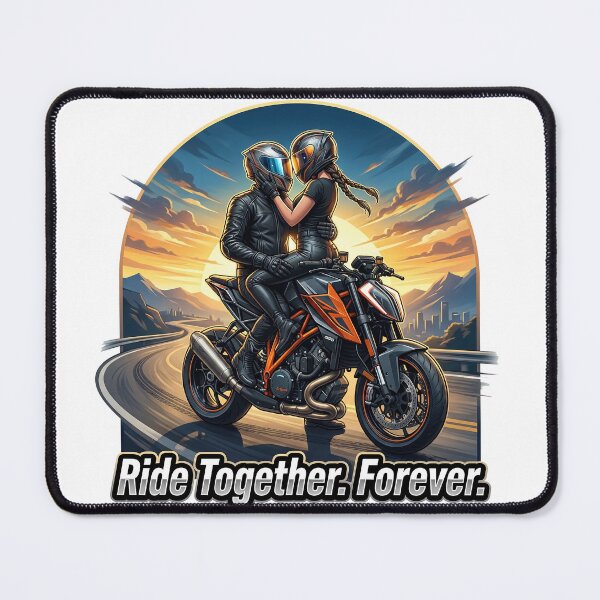 Item preview, Ride Together Forever – Biker Love Story Graphic designed and sold by enzoade.