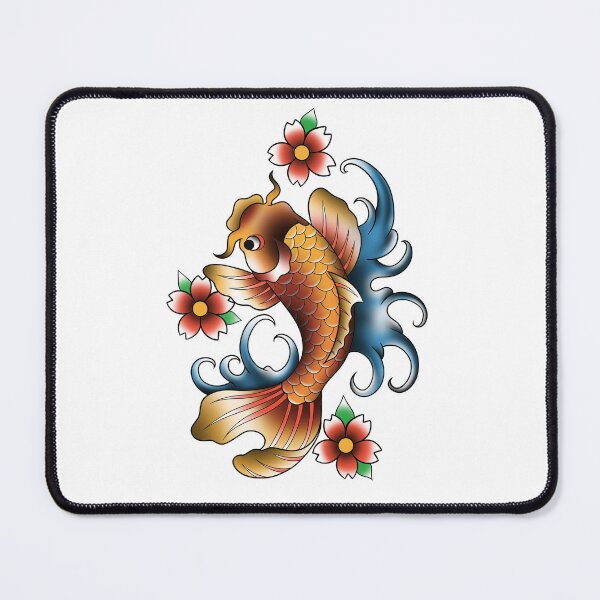 Item preview, Koi fish tattoo designed and sold by Lisko.ink.