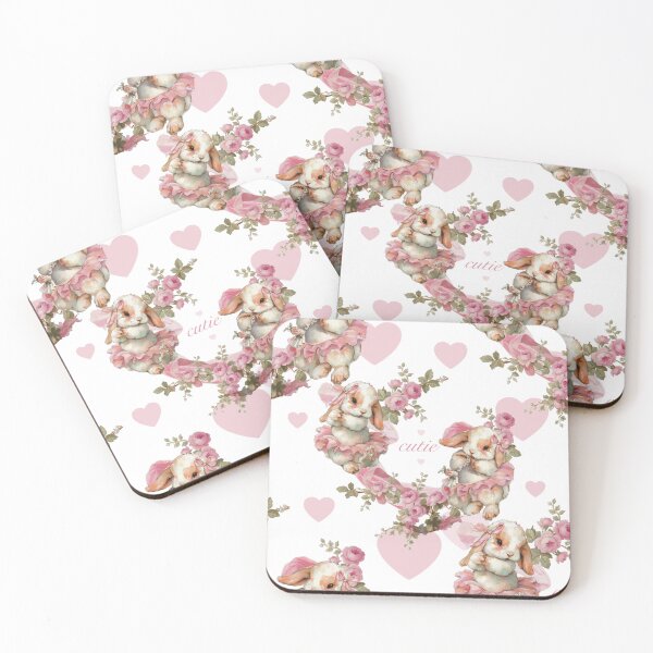 Item preview, pattern rococo bunnies designed and sold by ArtInPi.