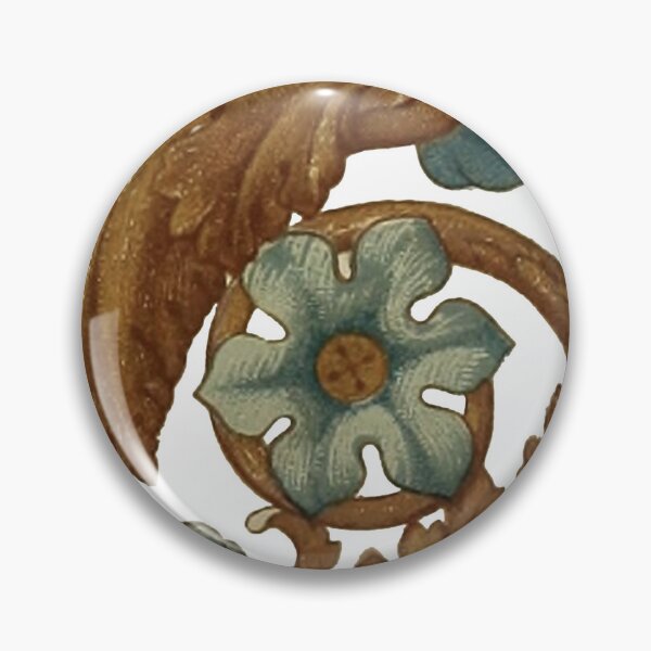 Item preview, Medieval Flower Scroll Illustration designed and sold by HawthorneFlame.