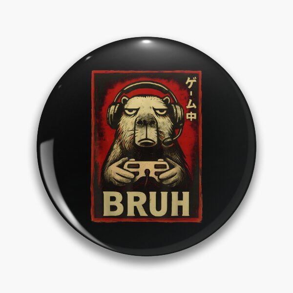 Artikelvorschau, Lustiger Capybara-Gamer Bruh Gaming entworfen und verkauft von CameronTheBro.