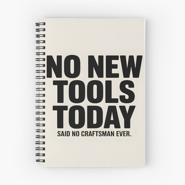 Item preview, No New Tools Today Funny Craftsman Meme Shirt designed and sold by Viktorio Art Shop.