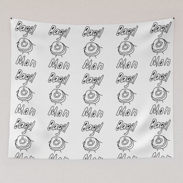 Item preview, bagel man designed and sold by floradoesstuff.