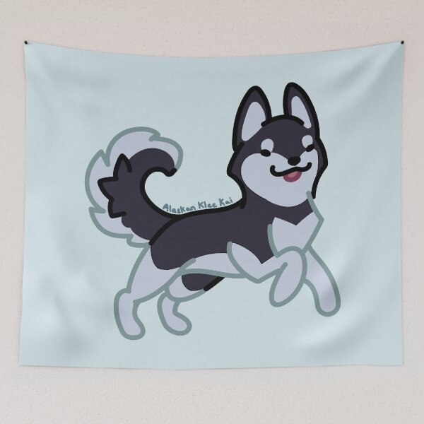 Item preview, Alaskan Klee Kai Doodle designed and sold by Asphyxiowl.
