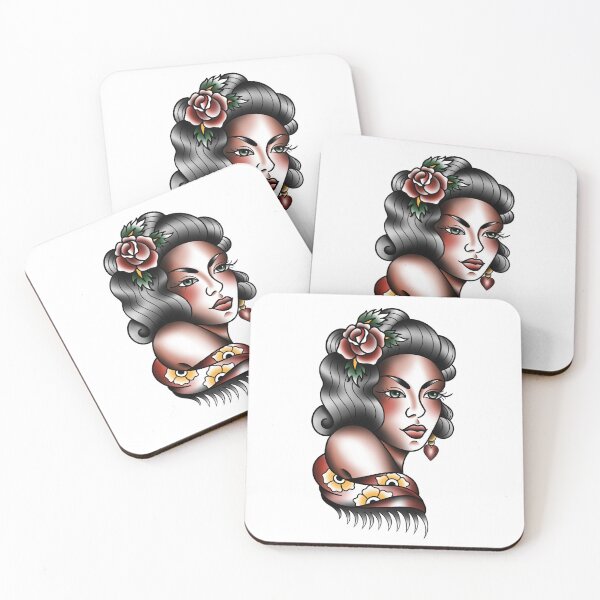 Item preview, Woman tattoo designed and sold by Lisko.ink.