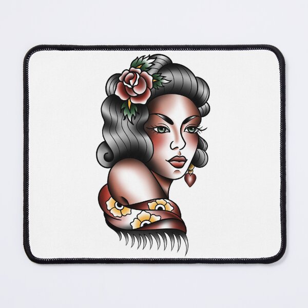 Item preview, Woman tattoo designed and sold by Lisko.ink.