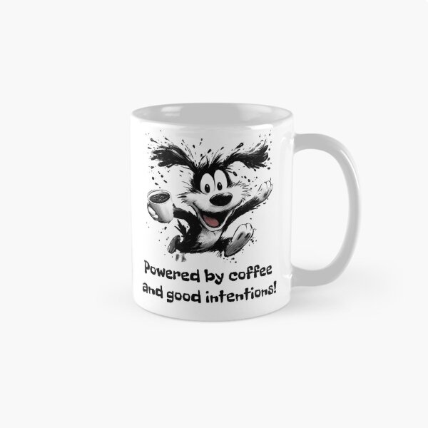Item preview, Powered by Coffee and Good Intentions designed and sold by Crimson Kyber Designs.