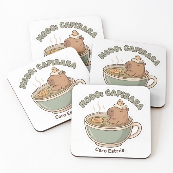 Item preview, Capibara Zen designed and sold by JXIllustrations.