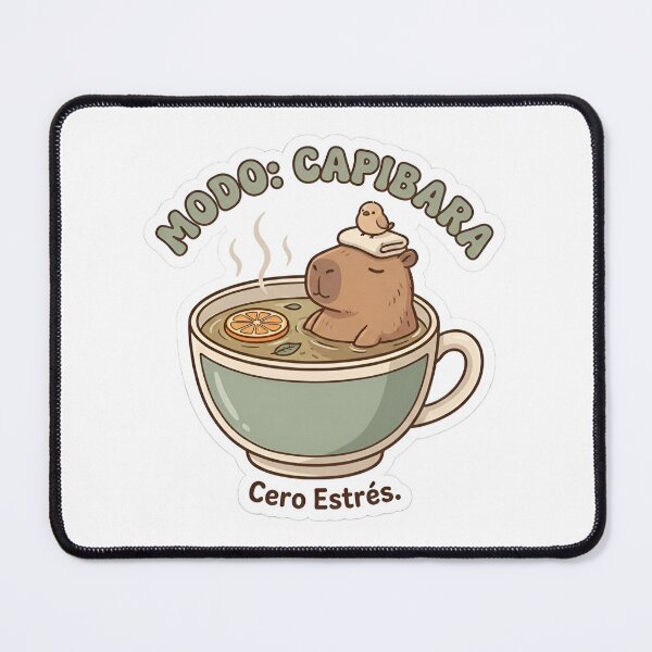 Item preview, Capibara Zen designed and sold by JXIllustrations.